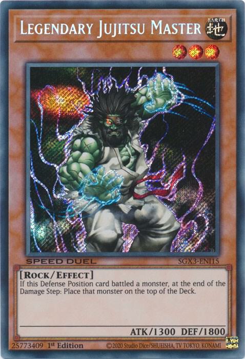 Legendary Jujitsu Master (Secret Rare) card image