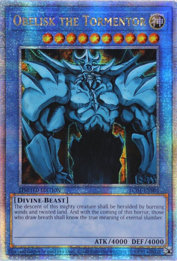 Obelisk the Tormentor (Quarter Century Secret Rare) card image