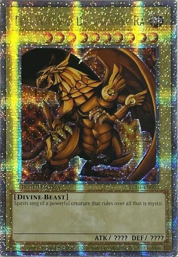The Winged Dragon of Ra (Quarter Century Secret Rare) card image