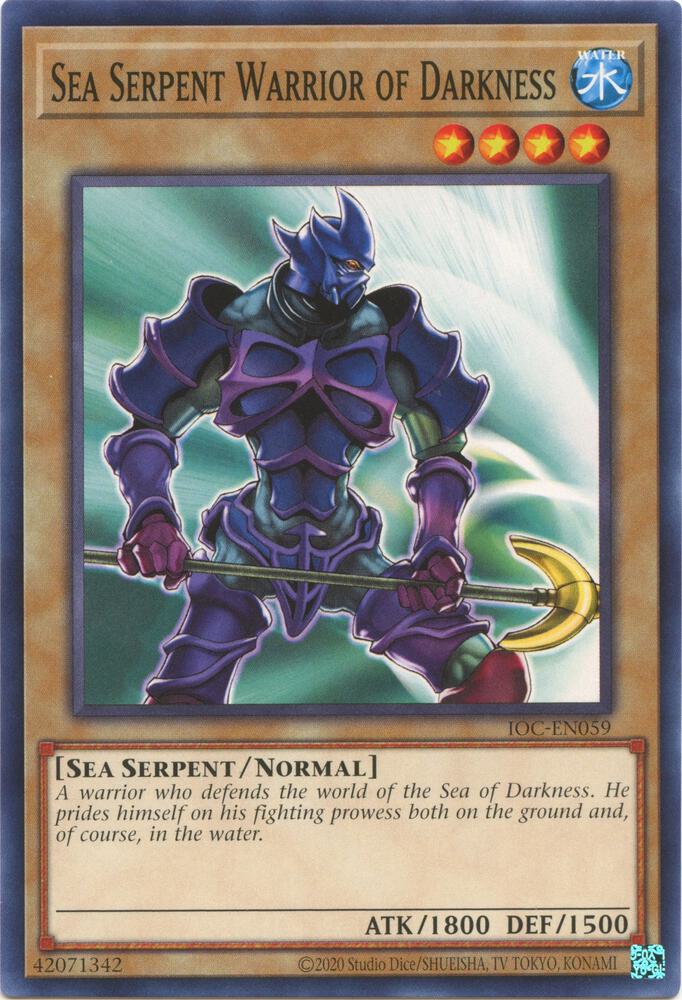 Sea Serpent Warrior of Darkness card image