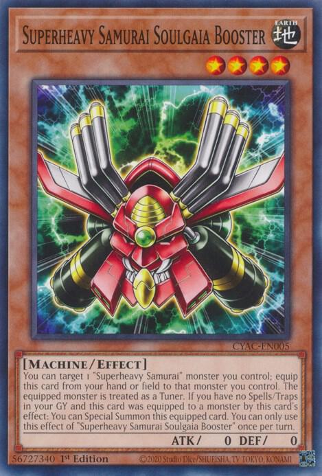 Superheavy Samurai Soulgaia Booster card image