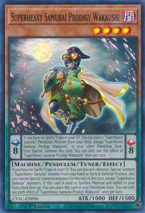 Superheavy Samurai Prodigy Wakaushi card image