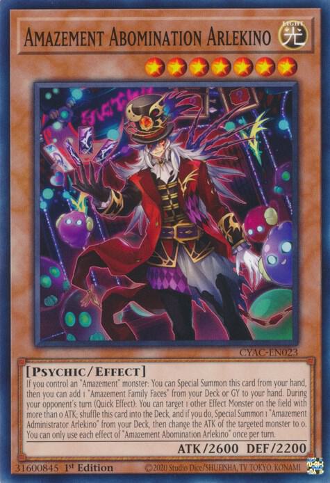 Amazement Abomination Arlekino card image