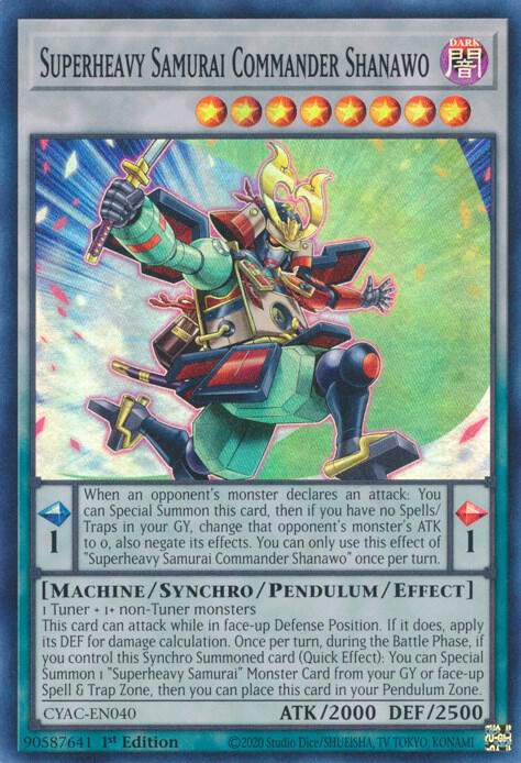 Superheavy Samurai Commander Shanawo card image
