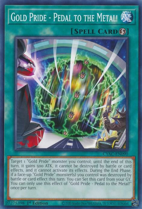 Gold Pride - Pedal to the Metal! card image