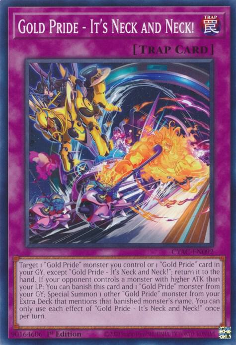 Gold Pride - It's Neck and Neck! card image