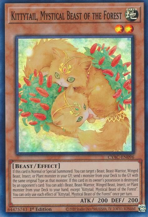 Kittytail, Mystical Beast of the Forest card image