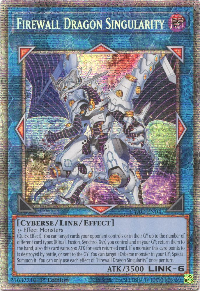 Firewall Dragon Singularity (Starlight Rare) card image
