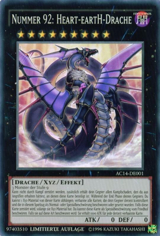 Number 92: Heart-eartH Dragon (German) - "Nummer 92: Heart-eartH-Drache" card image