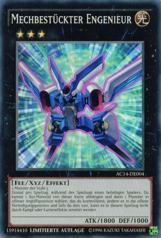 Mechquipped Angineer (German) - "Mechbestückter Engenieur" card image