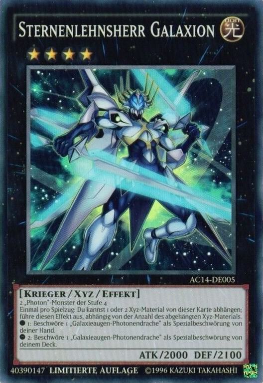 Starliege Lord Galaxion (German) - "Sternenlehnsherr Galaxion" card image