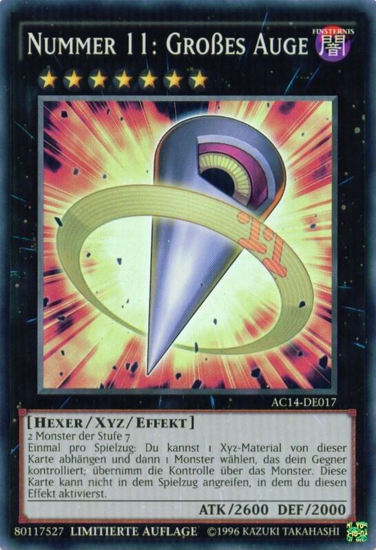 Number 11: Big Eye (German) - "Nummer 11: Großes Auge" card image