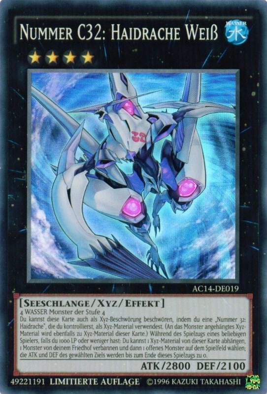 Number C32: Shark Drake Veiss (German) - "Nummer C32: Haidrache Weiß" card image