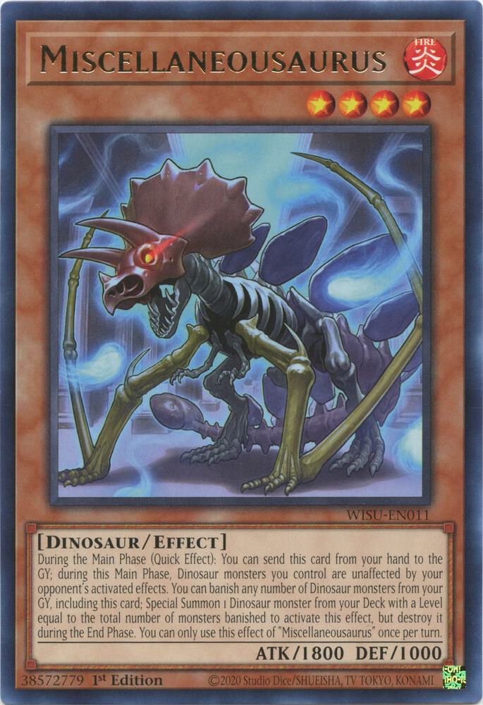Miscellaneousaurus card image