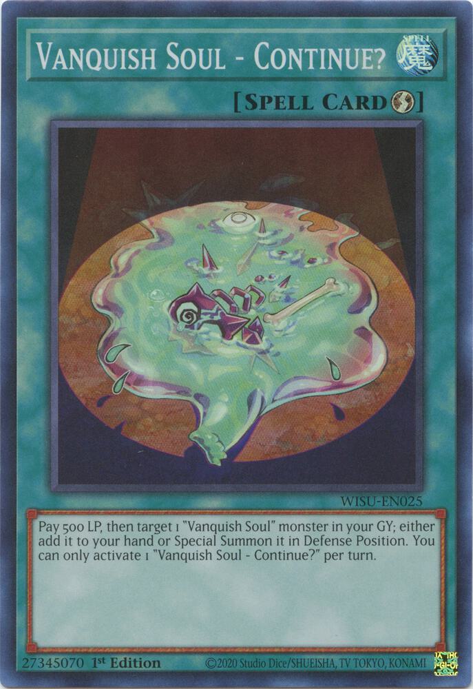 Vanquish Soul - Continue? card image
