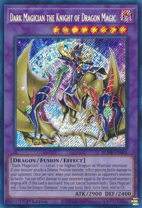 Dark Magician the Knight of Dragon Magic card image