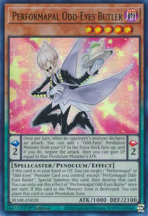 Performapal Odd-Eyes Butler card image
