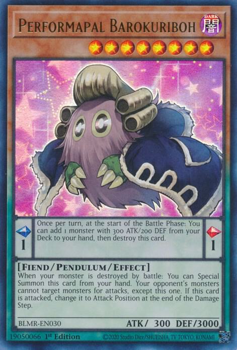 Performapal Barokuriboh card image
