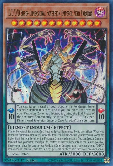 D/D/D/D Super-Dimensional Sovereign Emperor Zero Paradox card image