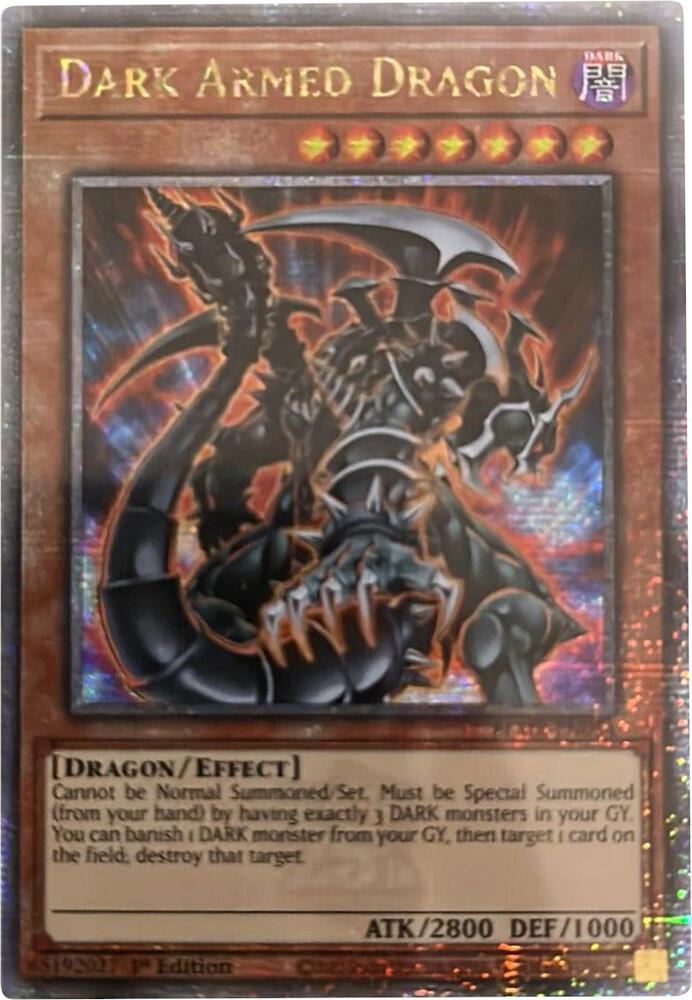 Dark Armed Dragon (Quarter Century Secret Rare) card image