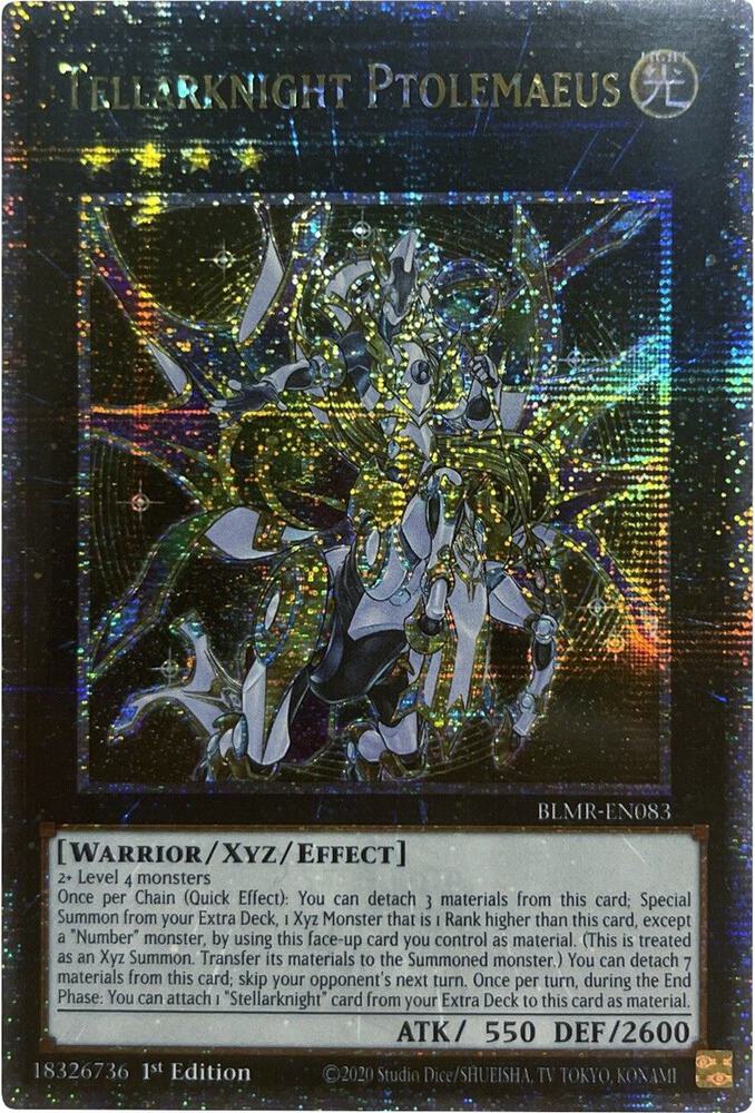 Tellarknight Ptolemaeus (Quarter Century Secret Rare) card image