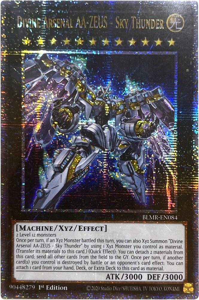Divine Arsenal AA-ZEUS - Sky Thunder (Quarter Century Secret Rare) card image