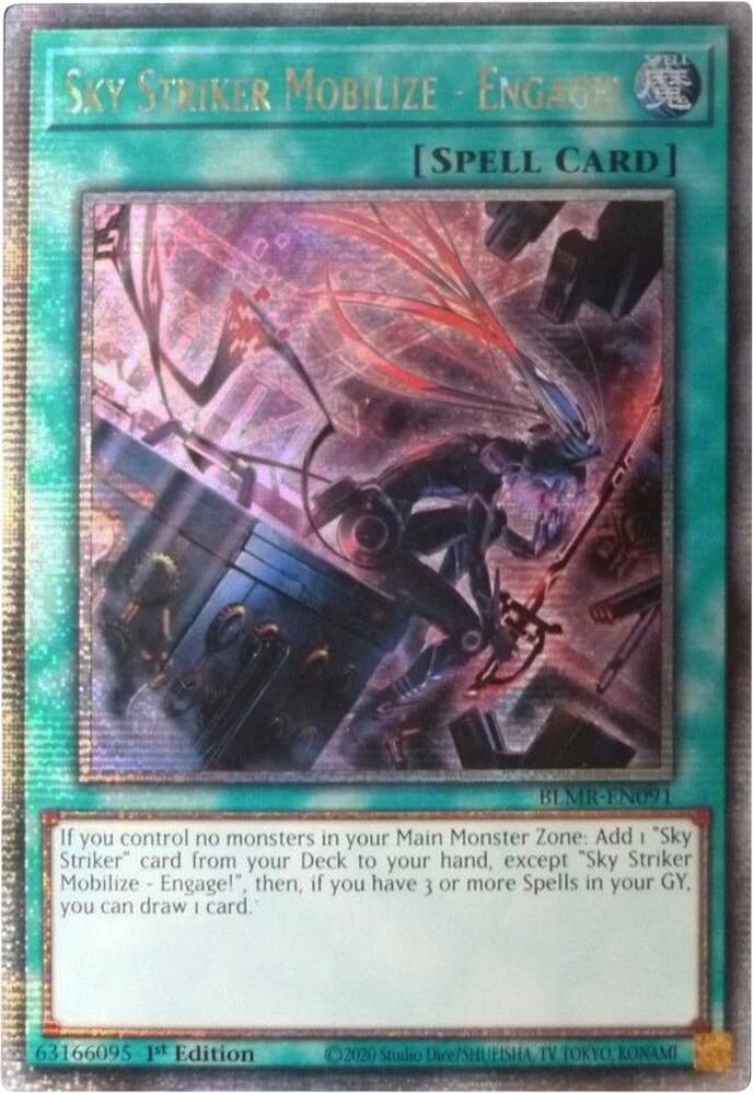 Sky Striker Mobilize - Engage! (Quarter Century Secret Rare) card image