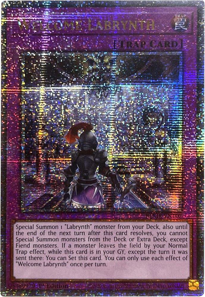 Welcome Labrynth (Quarter Century Secret Rare) card image