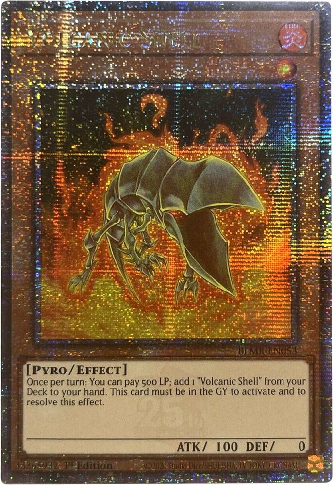 Volcanic Shell (Quarter Century Secret Rare) card image