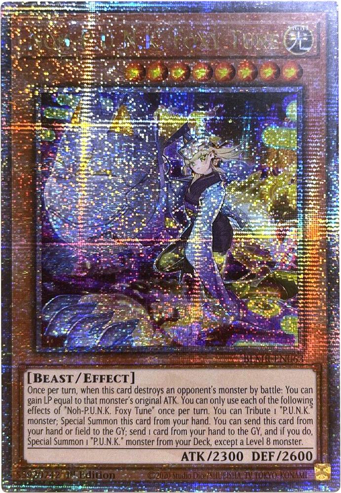 Noh-P.U.N.K. Foxy Tune (Quarter Century Secret Rare) card image