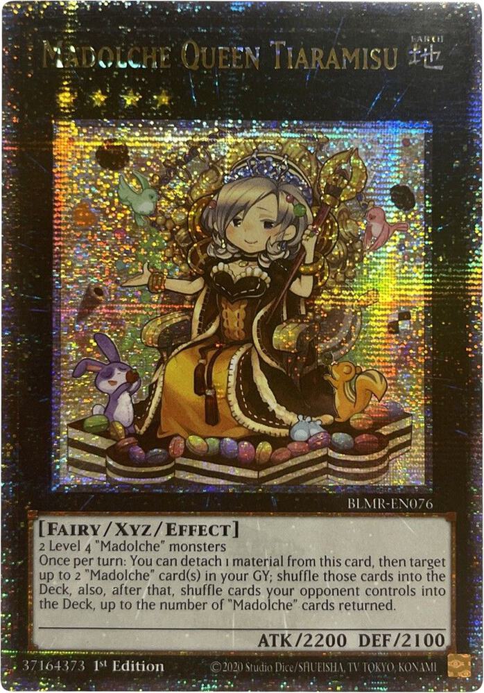 Madolche Queen Tiaramisu (Quarter Century Secret Rare) card image