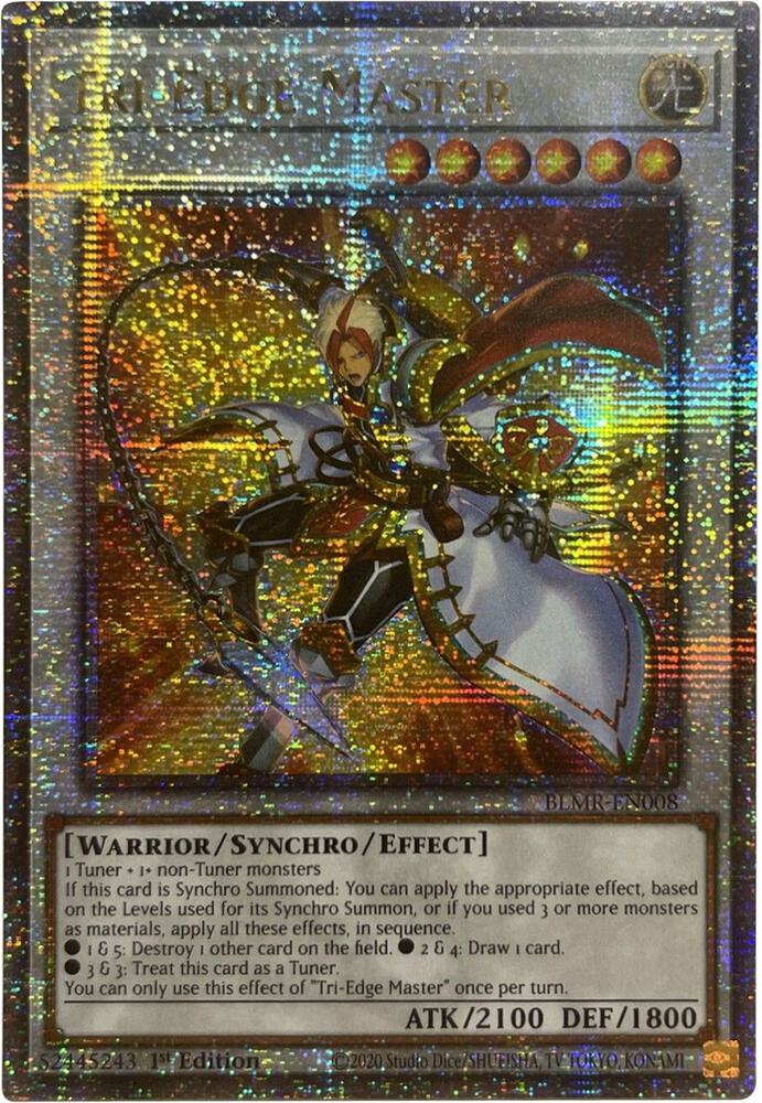 Tri-Edge Master (Quarter Century Secret Rare) card image