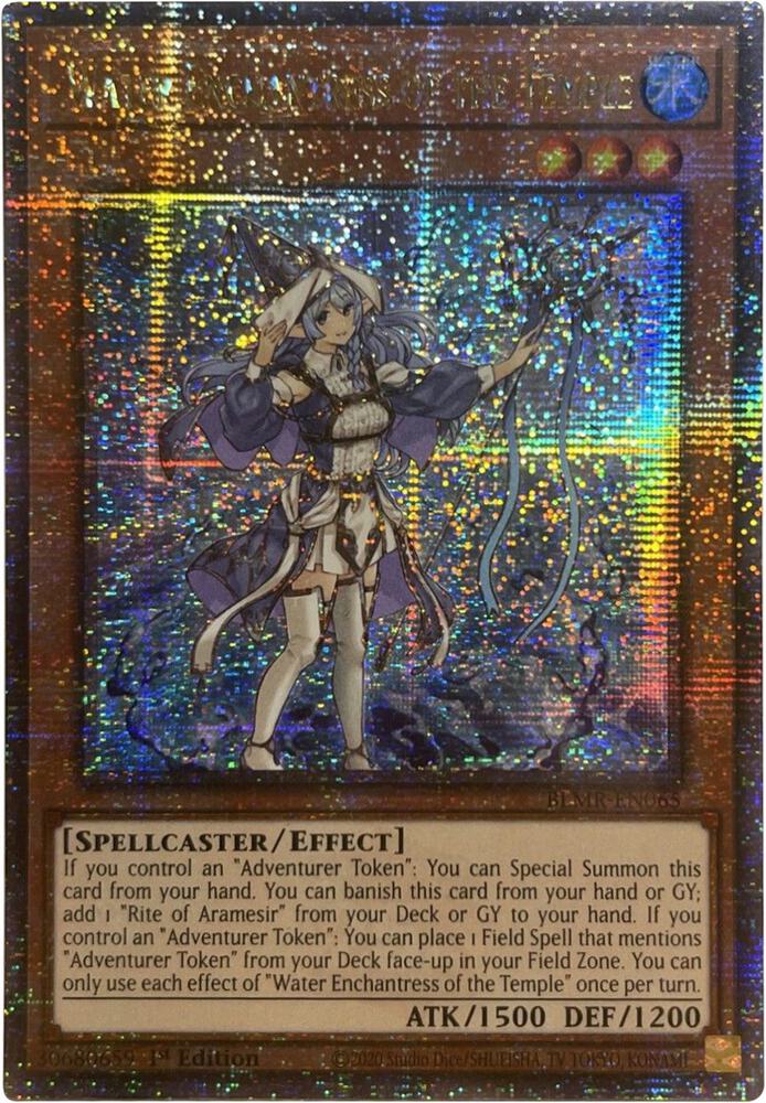 Water Enchantress of the Temple (Quarter Century Secret Rare) card image