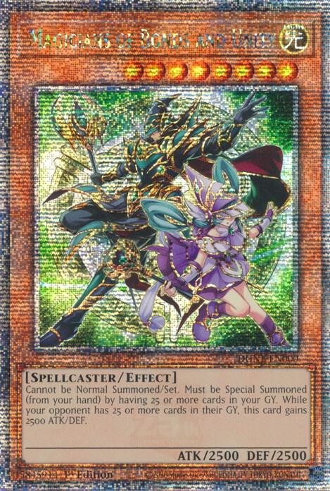 Magicians of Bonds and Unity (Quarter Century Secret Rare) card image