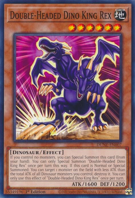 Double-Headed Dino King Rex card image