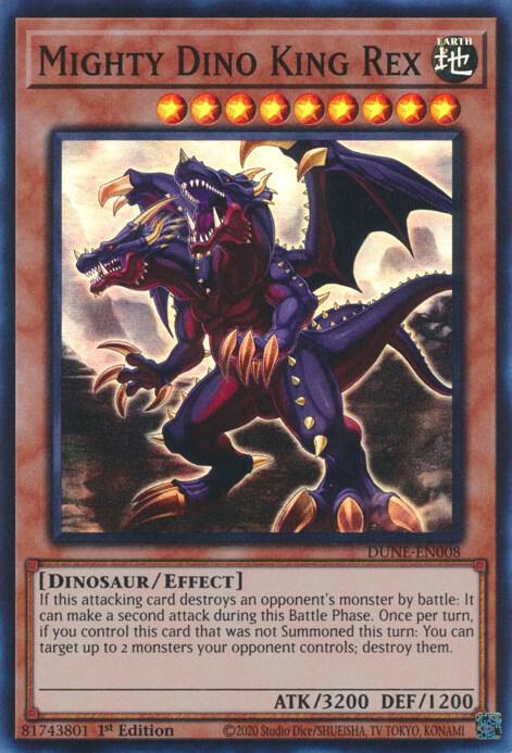 Mighty Dino King Rex card image