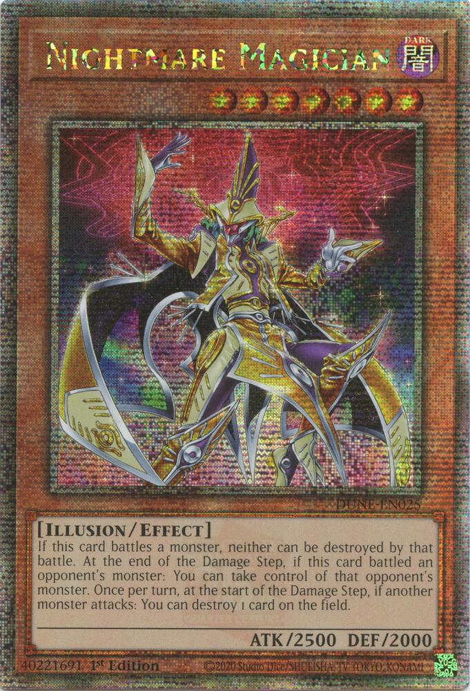 Nightmare Magician (Quarter Century Secret Rare) card image