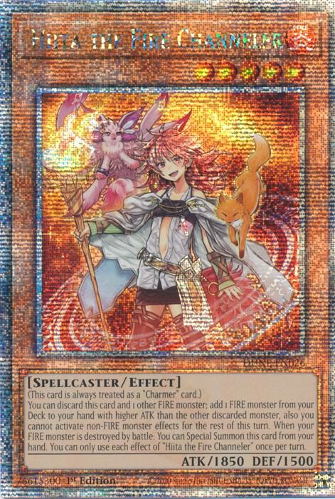 Hiita the Fire Channeler (Quarter Century Secret Rare) card image