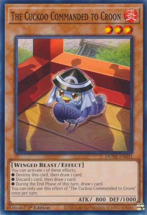 The Cuckoo Commanded to Croon card image
