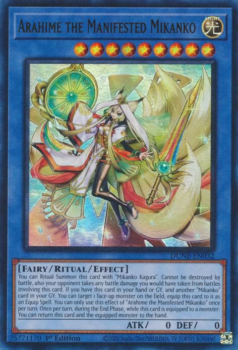 Arahime the Manifested Mikanko card image