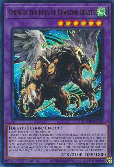 Chimera the King of Phantom Beasts card image