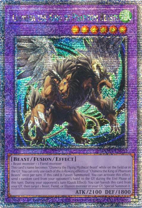 Chimera the King of Phantom Beasts (Quarter Century Secret Rare) card image