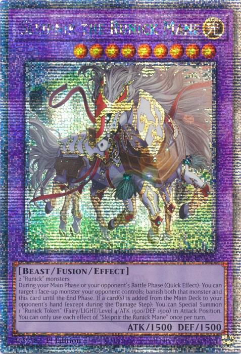 Sleipnir the Runick Mane (Quarter Century Secret Rare) card image
