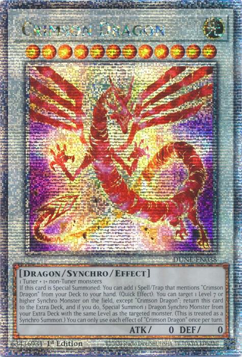 Crimson Dragon (Quarter Century Secret Rare) card image
