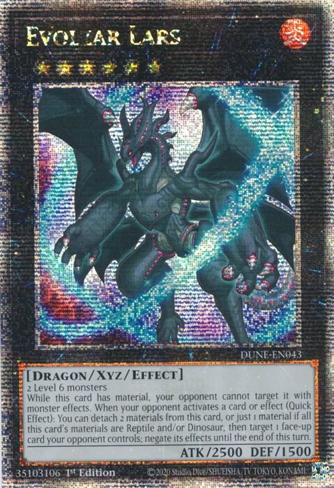 Evolzar Lars (Quarter Century Secret Rare) card image