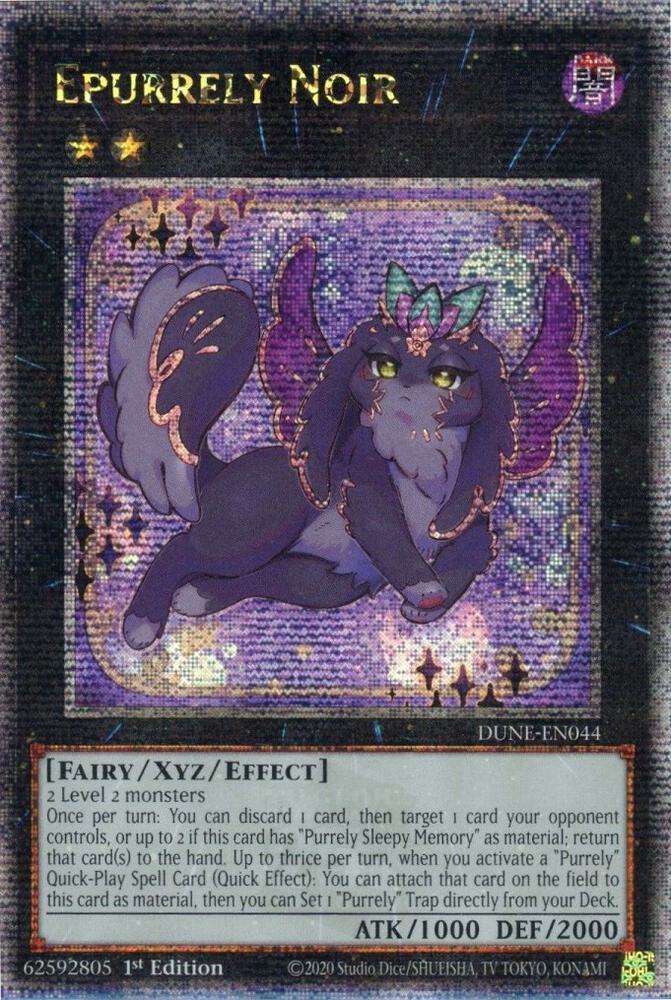 Epurrely Noir (Quarter Century Secret Rare) card image