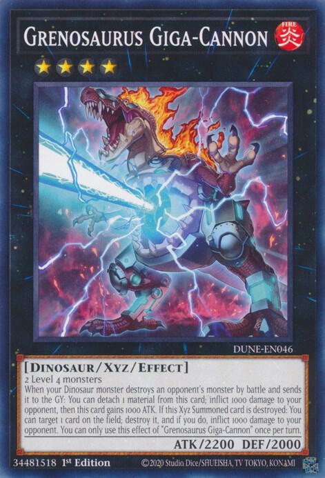 Grenosaurus Giga-Cannon card image