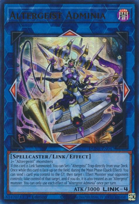 Altergeist Adminia card image