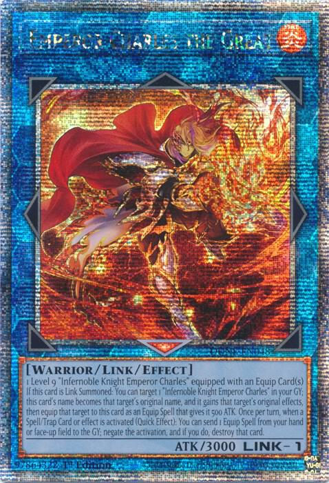 Emperor Charles the Great (Quarter Century Secret Rare) card image