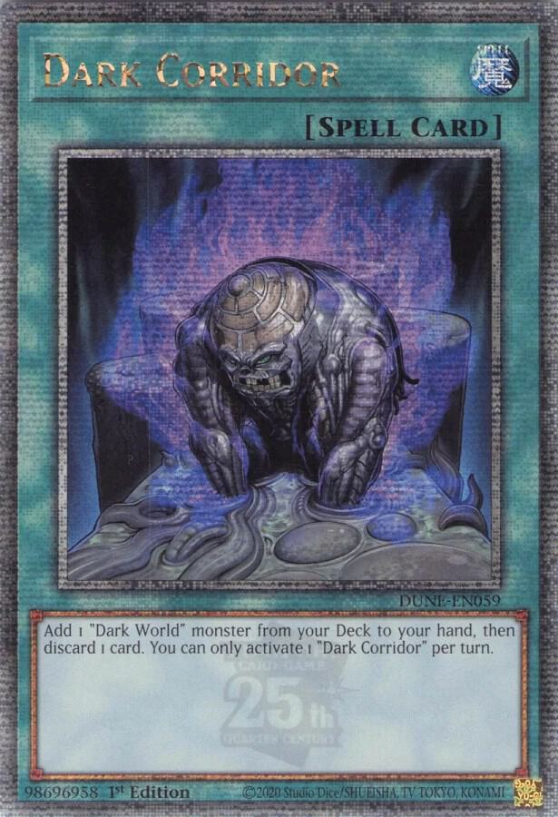 Dark Corridor (Quarter Century Secret Rare) card image